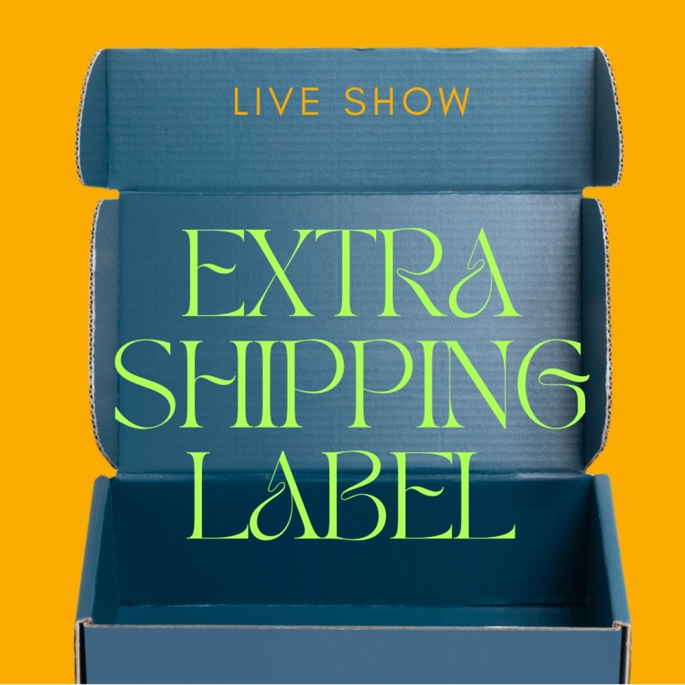EXTRA SHIPPING LABEL-For All Those Great Deals You Picked Up🌺